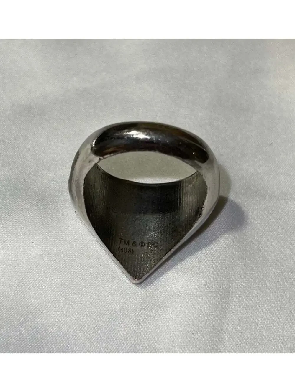 DC Comics Superman Shield Ring Size 8 Silver Tone
